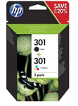 HP Original 301 Black & Colour Ink Cartridge Set for HP Envy 4509