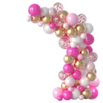 Pink Arch Kit Latex Wedding Bridal Barbie Balloon Arch  Baby Shower