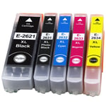 5 Ink Cartridge Non-oem For Epson XP625 XP700 XP710 XP720 XP800 XP810 XP820