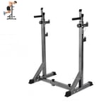 Adjustable Squat Rack Parallel Bars Barbell Training Exercise Stand Strength Traning Equipment