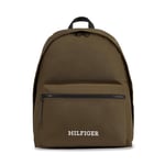 Ryggsäck Tommy Hilfiger Th Monotype Dome Backpack AM0AM12112 Army Green RBN