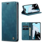 CaseMe Slim Plånboksfodral iPhone 15 Pro Max Blå