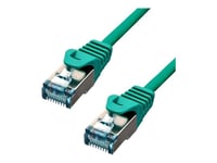 Proxtend - Patch-Kabel - Rj-45 (Hane) Till Rj-45 (Hane) - 7 M - 6 Mm - S/Ftp - Cat 6A - Halogenfri, Formpressad, Hakfri, Tvinnad - Grön