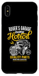 Coque pour iPhone XS Max Roger's Hotrod Garage, voiture classique, Roger Design