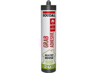 Soudal Grab Adhesive Healthy House Er Et Vandbaseret Klæbemiddel Fremstillet Af 80 % Genbrugsmaterialer. 290Ml