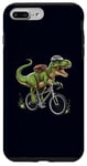 Coque pour iPhone 7 Plus/8 Plus T-rex Dinosaure à vélo Dino Cyclisme Biker Rider