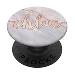 PopSockets First Name Chloe in Rose Pink Cursive Script PACH228 PopSockets PopGrip: Swappable Grip for Phones & Tablets