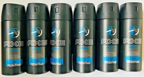 6 x AXE (LYNX) Anarchy For Him 150ml Deodorant Body Spray Free P&P