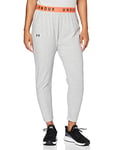 Under Armour FAVORITE TAPERED SLOUCH Trousers - Aluminium Light Heather/After Burn/Black, Small
