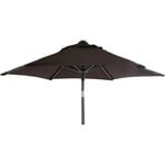 Solar Line parasoll mörkgrå Ø200 cm