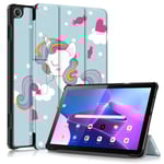 Lenovo Tab M10 Plus (3rd gen) Fodral Tri-fold Unicorn