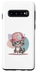 Coque pour Galaxy S10 Cat Mom Happy Mother's Day For Cat Lovers Family Matching