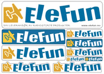 Elefun Klistermärke: Elefun Color A4