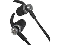Esperanza Earphones With Microphone And Volume Control Black/Silver
