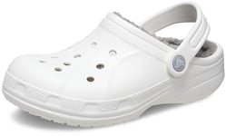 Crocs Ralen Lined Clog K, White/Light Grey, 10/11 UK Child