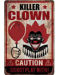 Killer Clown Poster med clownmotiv 24x36 cm