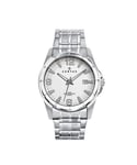 Certus : Mens Silver Watch Stainless Steel - One Size