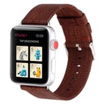 Apple Watch Series 5 40mm nylon watch band - Brown Brun
