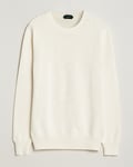 Zanone Soft Cotton Crewneck Sweater Off White