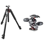 Manfrotto 055 Aluminium 3 Section Tripod with X-PRO 3 Way Head