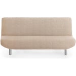 ECOMMERC3 Housse de canapé lit 3 Places clic-clac bi-élastique - Housse de canapé Beige protectrice Super élastique pour canapés clic-clac, Livre et futon