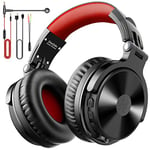 OneOdio Bluetooth Headphones Over Ear Wireless Bass Boosted Stereo Hi-Fi Sound 80 Hrs Playtime with Studio Music Level Sound Quality 50mm Neodymium Speaker Foldable Headphone with Mic