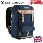 K&F Concept Pro Camera Outdoor Waterproof Shoulder Backpack for DSLR SLR UK T6N7