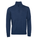 Nordfjord Half Zip Knitted Sweater, ulltröja