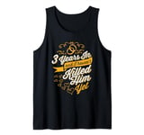 3 Year Anniversary Gift Idea for Her - 3 Years Marriage Tank Top