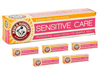 Arm & Hammer Toothpaste Sensitive Care Professional Clean Baking Soda 125g x 6