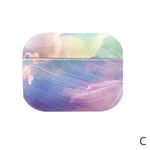 Tie Dye Colorful Sky Clouds Hard Earphone Cover For Apple D Blue Airpods Pro