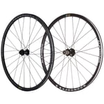 Alex Boondocks 5 TL-Ready Gravel Clincher Disc Wheelset - 700c Black / Shimano 12mm Front 142x12mm Rear 6 Bolt Pair 10-11 Speed