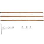 Essem Design Nostalgi Extension Part For Hat Rack/ Shoe Rack, White Påbyggingsdel Til Hattehylle / Skohylle, Hvit Bamboo Aluminium