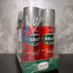 6 x 200ml Brut Attraction Totale Deodorant Body Spray Pack of 6