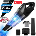 7000Pa Car Hoover Vacuum Cleaner Wet & Dry Cordless Handheld Mini Power Suction