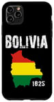 Coque pour iPhone 11 Pro Max Bolivie Carte Drapeau EST.