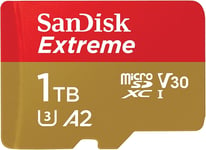 SanDisk Extreme 1TB Class 10 microSDXC Card - SDSQXAV-1T00-GN6MA - NEW SEALED