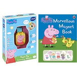 VTech Peppa Pig Watch, Interactive Toy, Preschool Learning Toy, Shapes and More for Toddlers, Electronic Toy For Kids, Boys & Girls 3, 4, 5, 6 Year Olds & Peppa Pig: Marvellous Magnet Book