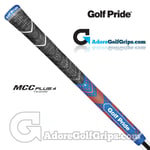 PLAY BOLDLY - Golf Pride MCC Plus 4 Teams Grips - Black / Blue / Orange x 13