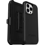 Otterbox iPhone 15 Pro Max Defender - Robust mobilskal med hög skyddsfaktor, svart