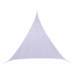 Voile d'ombrage triangulaire HESPERIDE - Curacao - 2 x 2 x 2 m - Blanc - 180 g/m² - Anti-UV