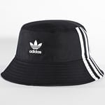 Adidas Originals Adicolor Classic Trefoil Stonewashed Bucket Hat Men's Black