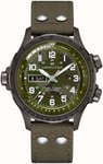 Hamilton H77775960 Khaki Aviation Grøn/Læder Ø45 mm