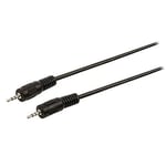 CABLING® 1 mètre Câble jack - câble de connexion audio stéréo | câble adaptateur audio | fiche jack audio de haute qualité de 2,5