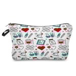 Sjuksköterska printed kosmetisk organizer Högkvalitativ förvaringsväska för barn Praktisk sminkväska för kvinnor Tecknad mini case hz1513 Nurse Bag