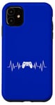 iPhone 11 Vintage Cool Gamer Heartbeat Controller Gaming Case