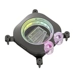 Corsair iCUE LINK XC7 RGB ELITE CPU Water Block - Transparent Flow Chamber - 24 RGB LEDs - Fits Intel® LGA 1700, AMD® AM5 and older - Stealth Grey