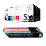 5x Ink Cartridges for Ricoh Mp C2050spf C2550csp C2030 C2550spf C2530 CMYK