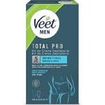 Veet Men Total Pro Intimate  Hair Removal Cream Kit Sensitive Areas