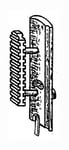 Kassefront med trepanel til flaggermus - til vare 610012